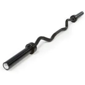 54.5" Olympic Black Oxide E-Z Curl Bar | Ivanko (OBZ-55)