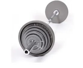 Old School Gray Standard Barbell Olympic Weight Sets | CAP Barbell (OSG)