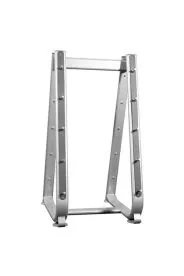 Muscle D Fitness 10 Bar Fixed Weight Barbell Rack - ST-BBRE-S