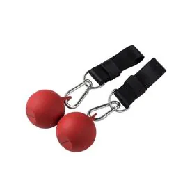 Body Solid BSTCB 3" Diameter Cannonball Grips (Pair) - Pull-Up Balls - Ball Grip Cable Attachments can be secured to selectorized gym equipment, pull-up bars, power racks, and much more.