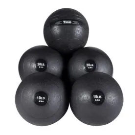 Body Solid BSTHB Black Non-Bouncing Slam Ball Medicine Balls for slam ball and medicine ball exercises. 
