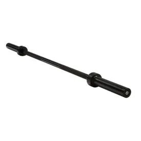 Body-Solid OB60B 5-Foot Olympic Barbell with Black Oxide Finish and Rotating Sleeves