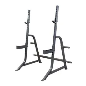 Body-Solid PMP150 Powerline Multi-Press Rack -Squat Stand with 7 Degree Reverse Pitch for Home Gym Barbell Training