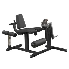 Body-Solid GCEC340B Cam Series Leg Extension and Seated Leg Curl Machine with Black Frame and DuraFirm Pads