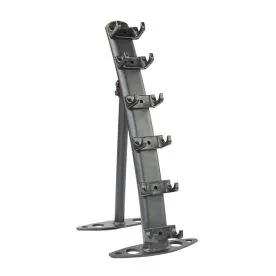 Body-Solid GDR10B 3-Pair Aerobic Dumbbell Rack with Three Tiers for Storing Light Vinyl or Neoprene Dumbbells in a Compact Home Gym