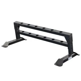 Body-Solid Pro ClubLine Vertical Bar Rack SBS60 with Six Vertical Storage Slots for Olympic Bars