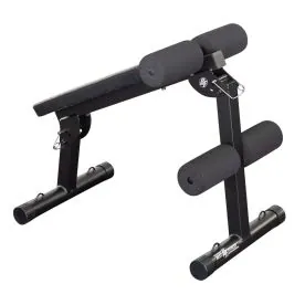 Adjustable Folding Ab Board by Body-Solid (BFAB10B) for Core Strength Training, Featuring 4-Inch High-Density Foam Roller Pads and a Durable, Compact Design