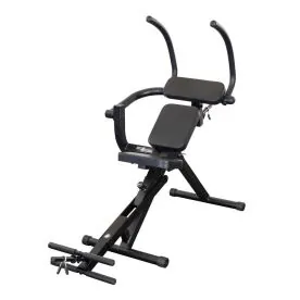 Best Fitness Semi-Recumbent Ab Bench BFAB20B by Body-Solid for Home Gym Core Training with Crunch and Knee Raise Functions