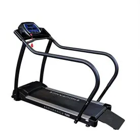 Endurance by Body-Solid T50 Rehab and Walking Treadmill with Full-Length Handrails, Low Step-Up Height, and Compact Footprint for Safe, Low-Impact Exercise