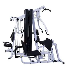 Body-Solid EXM3000LPS Multi-Gym with Dual Weight Stacks and Leg Press, Built for Compact Training Spaces
