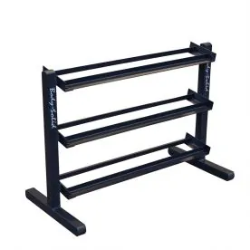 Body-Solid GDR363B 40" 3-Tier Dumbbell Rack for Hex Dumbbells is Available for Sale at IRON COMPANY