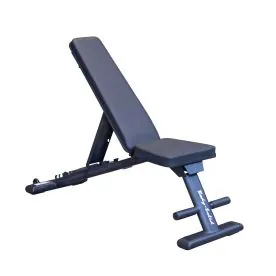 Folding Commercial Flat Incline Decline Adjustable Weight Bench | Body-Solid (GFID225B) for Dumbbell and Barbell Workouts and is Available for Sale at IRON COMPANY