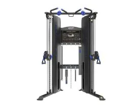 BodyCraft DFT Functional Trainer Featuring Dual Adjustable Rotating Pulleys, Multi-Grip Chin-Up Bar, and Laser-Etched Height Positions for Versatile Strength Training