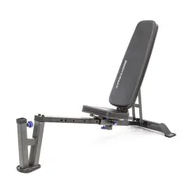 BodyCraft F704 F/I/D Dumbbell Bench Showcasing Durable 2x3 Steel Construction and Ergonomic Design for Flat, Incline, and Decline Exercises