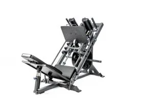 Leg Press and Hack Squat Machine by BodyCraft F760 Featuring Dual Adjustable Foot Plates and Space-Saving Design for Home or Commercial Gyms