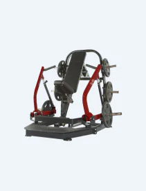 Plate Loaded Iso-Lateral Pro Strength Decline Chest Press Machine | Muscle D Fitness (PL-PS-DCP) for targeting the lower and mid pectoral muscles during chest workouts available for sale at IRON COMPANY.