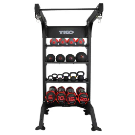 Free Standing Single Suspension Bay - PB | TKO (DB-SUB-8FS-PB) available for sale at IRON COMPANY.
