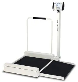 Stationary Wheelchair Scale (LBS) | Detecto (6495-AC)