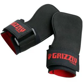 Grizzly 8645-04 Grabbers Padded Grab Pads with Wrist Supports, Featuring Contoured Non-Slip Neoprene Grip Surface and Adjustable Wrist Wrap for Enhanced Lifting Control