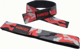 Grizzly 8610-0432 Camouflage Cotton Lifting Straps Made from 1.5-Inch Military-Grade Webbing with Loop Design for Enhanced Grip and Reduced Hand Fatigue During Lifting