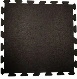 Interlocking Rubber Weight Room Tiles - 2' x 2' x 1/2" | IRON COMPANY (RL-TILE-2212) available for sale at IRON COMPANY. Center tile.