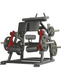 Plate Loaded Pro Strength Kneeling Leg Curl Machine | Muscle D Fitness (PL-PS-KLC) for hamstring workouts that isolate, strengthen, and build the hamstring muscles available at IRON COMPANY.
