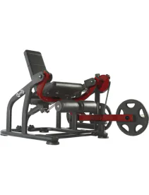 Plate Loaded Pro Strength Leg Extension Machine | Muscle D Fitness (PL-PS-LE) for thigh workouts that isolate, strengthen, shape, and build the quadricep muscles available for sale at IRON COMPANY.