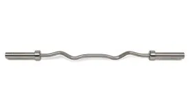 54.5" Stainless Steel Olympic E-Z Curl Bar | Ivanko (OBZS-30)