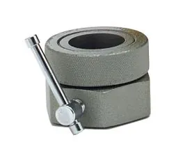 Olympic Pressure Ring Collars With Spin-Lock - Grey (Pair) | Ivanko (CO-2.5KG)