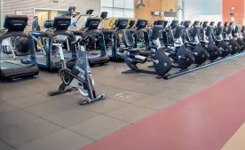 Performance Rally Tile Interlocking Gym Flooring | ECORE (PERFORMANCE-RALLY-TILE)