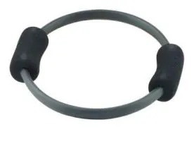 Aeromat EcoWise 14-Inch Pilates Ring in Black, Featuring a Soft, Comfortable Grip