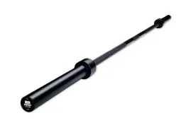 IRON COMPANY Olympic Power Squat Bar with bronze bushings and your choice with or without center knurl