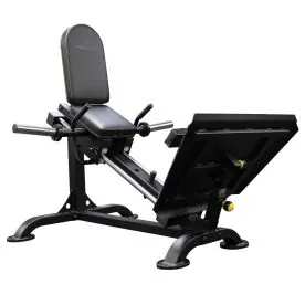 Powertec Plate-Loaded Compact Leg Sled (P-CLS) with a Durable Steel Frame and Ergonomic Seat for Lower Body Strength Training