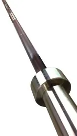 86" Raw Stainless Steel Competition Powerlifting Bar | Ivanko (OBXS-20KG29MM-RAW)