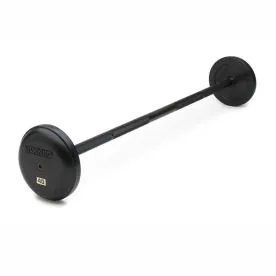 Commercial Rubber Encased Pro-Style Fixed Barbell Set - 20-110 lbs. Straight Bar | Ivanko (CBH/RUB/EPR)