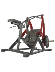 Plate Loaded Pro Strength Seated Low Row Machine | Muscle D Fitness (PL-PS-SLR) for workouts that isolate, strengthen, shape, and build the lat muscles of the back available for sale at IRON COMPANY.