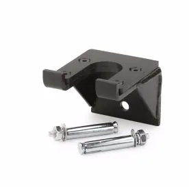 IRON COMPANY Wall Mounted Single Olympic Bar Holder with Masonry Hardware Included