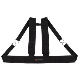 P2.0 Basic H Padded Shoulder Harness by Stroops (BHHARN), Featuring a One-Size-Fits-All Design for Strength and Acceleration Drills