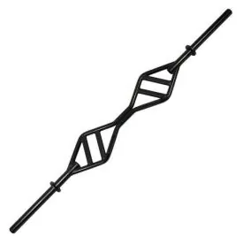 T-Grip Barbell TG-DA Double Angled Handle Olympic Bar with Solid Ends