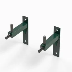 Green TriActive USA Wall Mounted Dip Bar, Featuring Dual Parallel Handles and Heavy-Duty Steel Construction for Triceps and Core Exercises