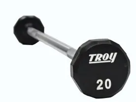 Troy Barbell TSB-U 12-Sided Urethane Barbells for residential and commercial use are available for sale at IRON COMPANY.