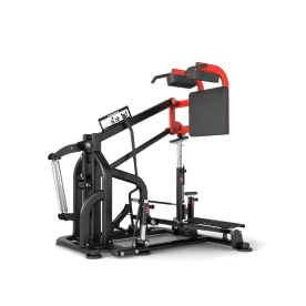 Plate Loaded Pro Strength Drop Squat Machine | Muscle D Fitness (PL-PS-DS) for squats and calf raise workouts available for sale at IRON COMPANY.