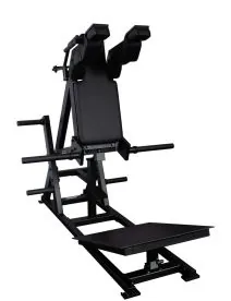 York Barbell ST Plate Loaded Power Front Squat Machine 53036-54036-55036 is Designed to Add Size and Strength to the Lower Body and is a Safe Alternative to the Barbell Squat