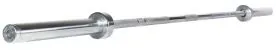 York Barbell 32002 Men's Elite 20kg Competition Training Bar with center knurling and chrome finish.