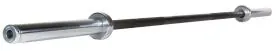 York Barbell 32120 7' North American Made 2,000 lb. Capacity Olympic Bar with black oxide shaft.
