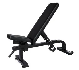York Barbell ST 0-90 Utility Weightlifting Bench in Black Frame and Upholstery