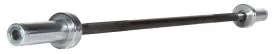 York Barbell 32123 Black Oxide 5-Foot Olympic Weightlifting Bar with Hard Chrome Sleeves and Aggressive Knurling