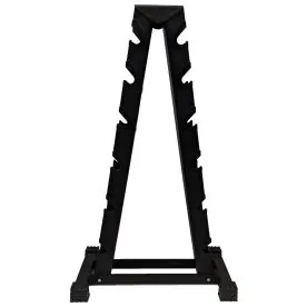 York Barbell 69002 A-Frame Dumbbell Rack with Wear Guards