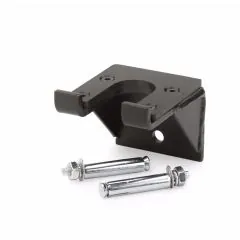 IRON COMPANY Wall Mounted Single Olympic Bar Holder with Masonry Hardware Included
