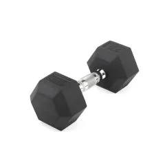 Urethane Hex Dumbbell Sets by IRON COMPANY for cross-training facilities, garage gyms, school weight rooms, and anywhere requiring affordable dumbbells with a protective urethane coating.